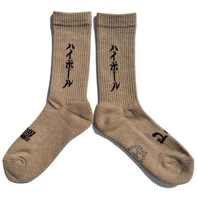ROSTERSOX,ロスターソックス,靴下,ソックス,クルーソックス,お酒,ハイボール,HIGHBALL