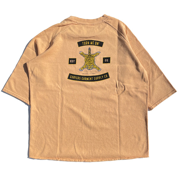 TURNMEON,ターンミーオン,五分袖Tシャツ,トラ,タイガー,虎,メンズ,アメカジ,新作,正規取り扱い,通販,店舗,大阪,亀