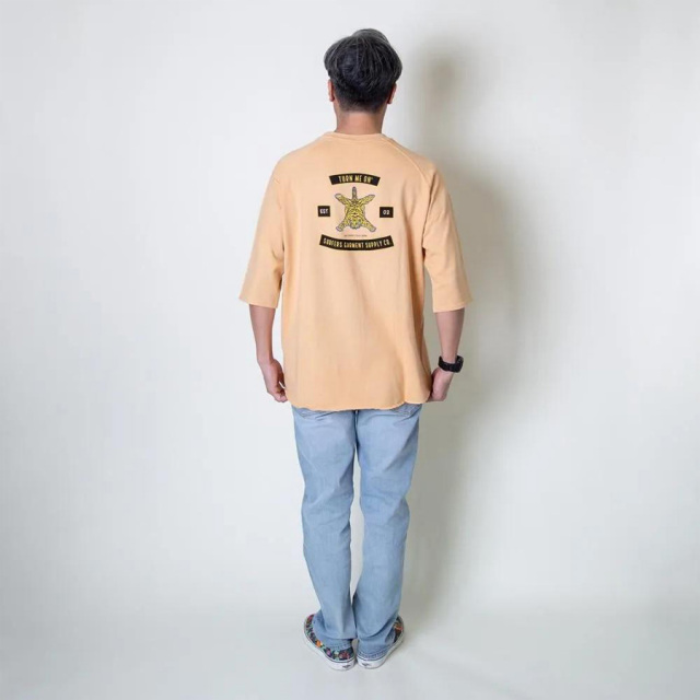 TURNMEON,ターンミーオン,五分袖Tシャツ,トラ,タイガー,虎,メンズ,アメカジ,新作,正規取り扱い,通販,店舗,大阪,亀