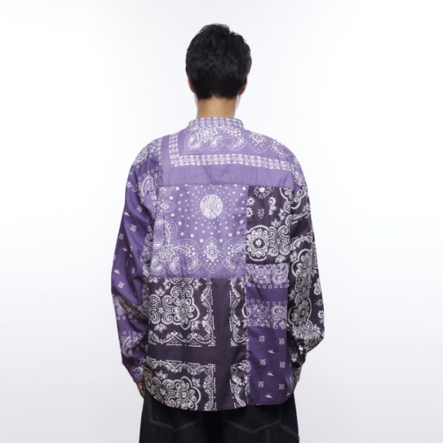 LIBERAIDERS(リベレイダース) / バンドカラー シャツ / BANDANA SHIRT