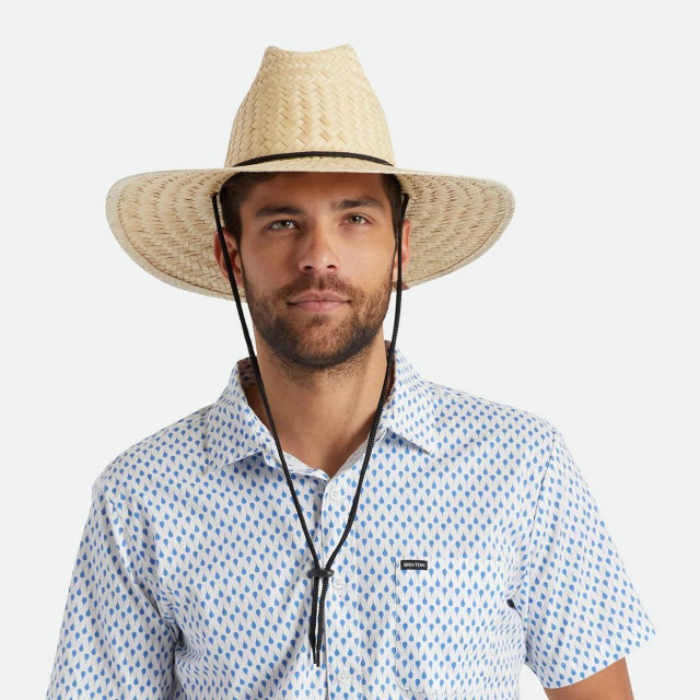 goa ゴア　Brixtonブリクストン　ストローハット　麦わら帽子　新品未使用 ストローハット 麦わら帽子 BRIXTON ブリクストン PARSONS SUN