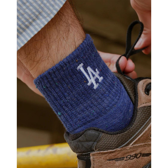 ROSTERSOX,ロスターソックス,靴下,ソックス,クルーソックス,ショート丈,MLB,メジャーリーグ,LA,ドジャース