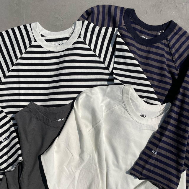 WAX,ワックス,THM,七分袖Tシャツ,新作,大阪