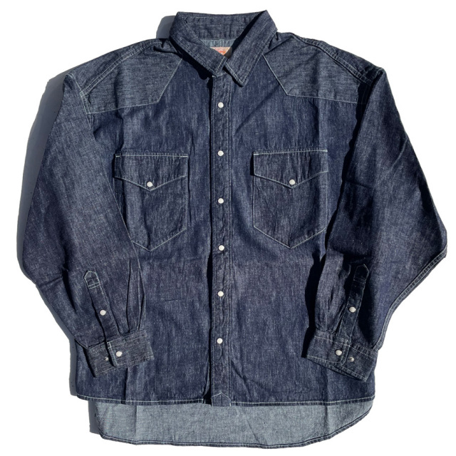 IMPRESTORE,インプレストア,ウエスタンシャツ,バスケットジャージ風,デニム,DENIM