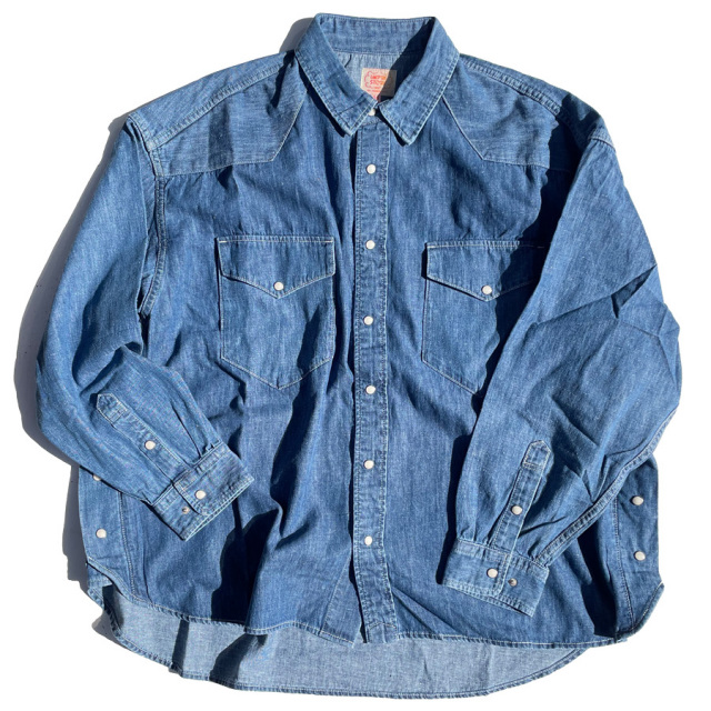 IMPRESTORE,インプレストア,ウエスタンシャツ,バスケットジャージ風,デニム,DENIM