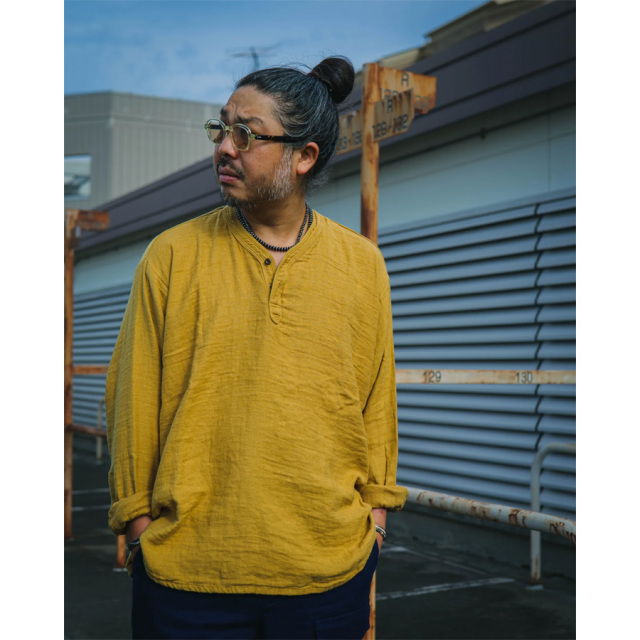 NASNGWAM (ナスングワム) / ダブルガーゼ プルオーバー バグラント