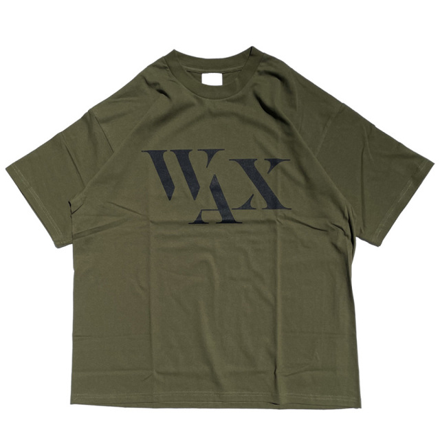 WAX,ワックス,THM,半袖Tシャツ,ロゴ,ボックスシルエット,シンプル