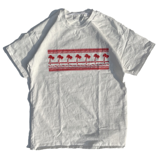 SLOPPY,スラッピー,Tシャツ,アメリカ製,MADEINUSA,メンズ,アメカジ,ヤシの木,海,アウトドア