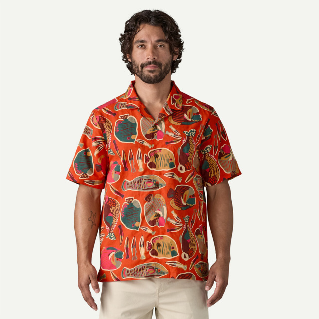 PATAGONIA,パタゴニア,半袖シャツ,52567,魚,FISHING,キャンプ,アウトドア