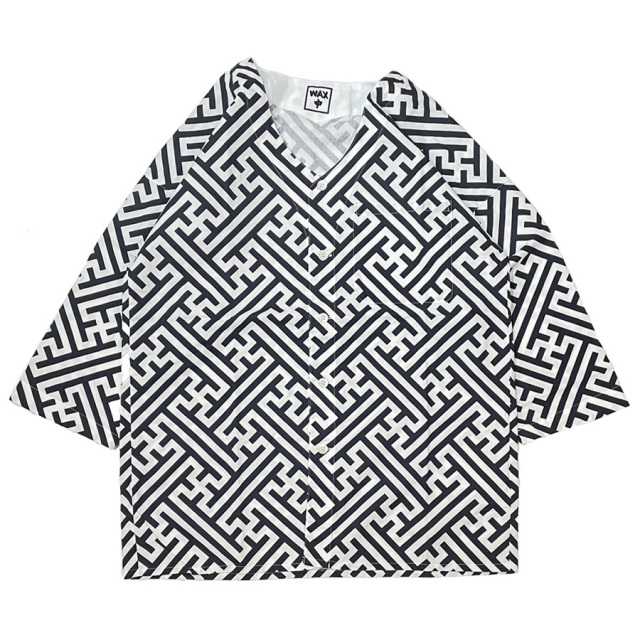【 タクチイ 】 WAX(ワックス) / 鯉口シャツ / Koikuchi-shirts 