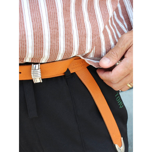 TonyTaizsun.トニータイズサン,ベルト,BELT,牛革,栃木レザー,ネイティブ,ウエスタン,新作