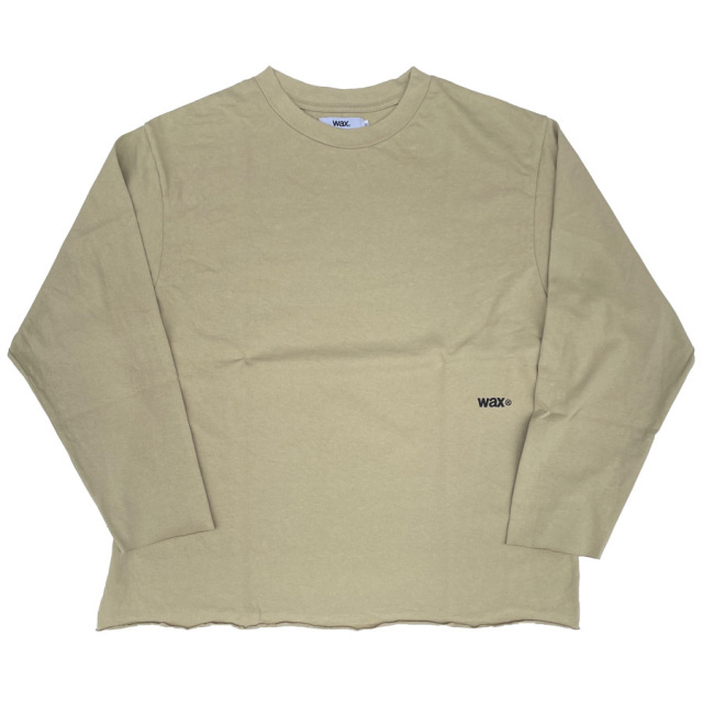 WAX,ワックス,THM,長袖Tシャツ,ロンT,ロゴ,カットオフ,定番新作,大阪