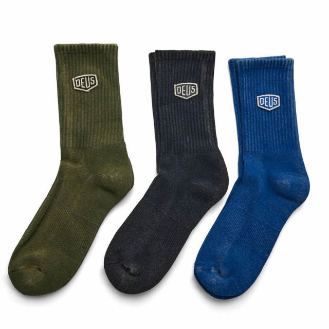 DEUS,デウス,デウスエクスマキナ,靴下,ソックス,スポーツソックス,メンズ,サーフィン,モーターサイクル