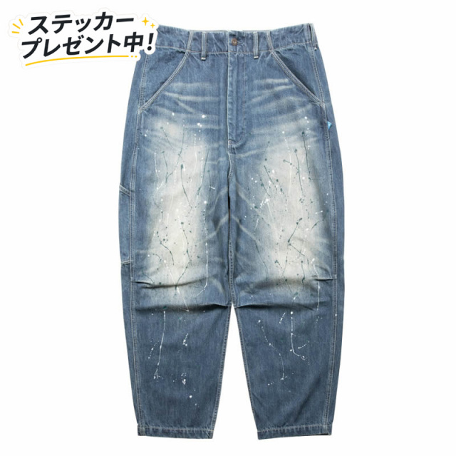LIBERAIDERS,リベレイダース,デニムサルエルパンツ,ジーンズ,ペイント,メンズ,アメカジ,新作