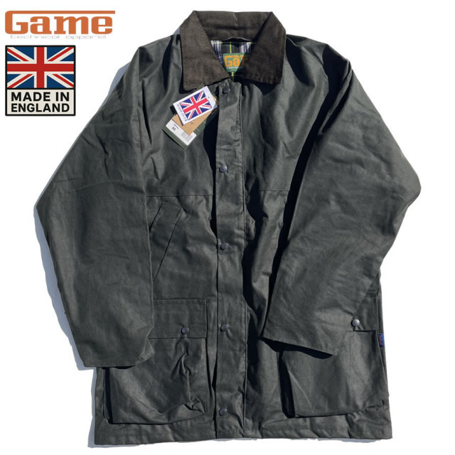 GAME,ゲーム,ジャケット,ワックスジャケット,ライトウェイト