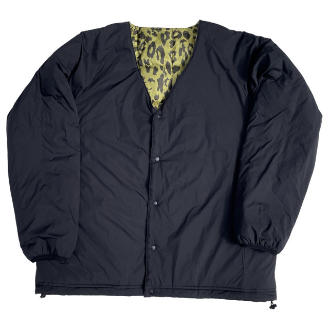 THM,THEHARDMAN,ザハードマン,WAX,ワックス,リバーシブルナイロンカーディガン,ヒョウ柄,アニマル正規取り扱い,大阪,亀