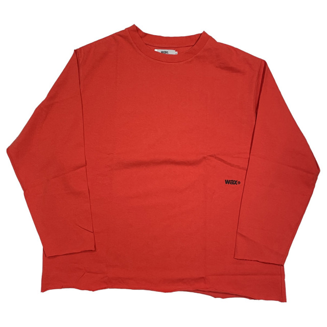 WAX,ワックス,THM,長袖Tシャツ,ロンT,ロゴ,カットオフ,定番新作,大阪