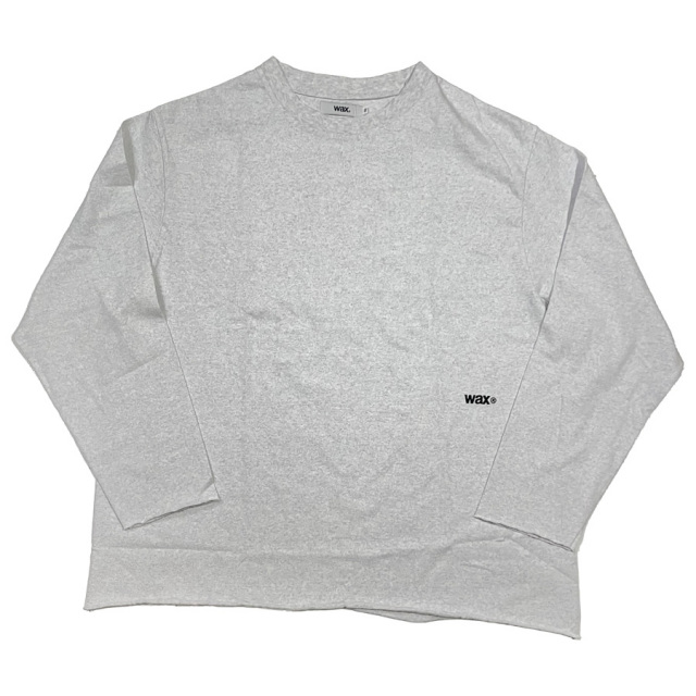 WAX,ワックス,THM,長袖Tシャツ,ロンT,ロゴ,カットオフ,定番新作,大阪