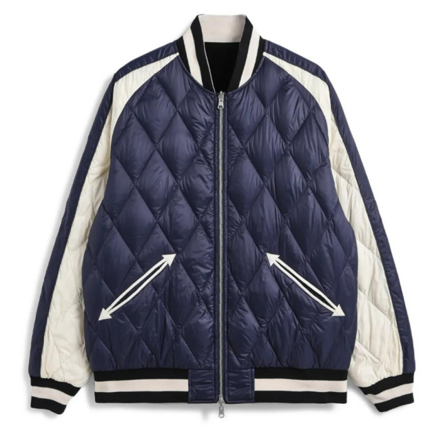 大阪,TAION,タイオン,ダウンジャケット,ジャケット,スカジャン,リバーシブル,JK04JS