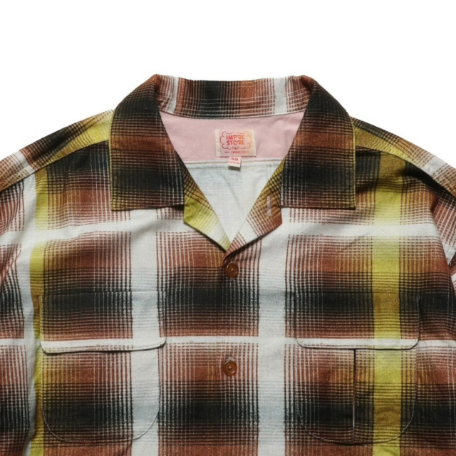 IMPRESTORE,インプレストア,フランネルシャツ,チェックシャツ