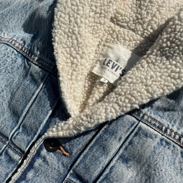 LEVI'S リーバイス / 裏ボアデニムジャケット / WIDE CRAFT DENIM