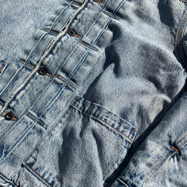 LEVI'S リーバイス / 裏ボアデニムジャケット / WIDE CRAFT DENIM