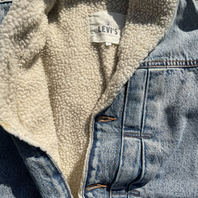 LEVI'S リーバイス / 裏ボアデニムジャケット / WIDE CRAFT DENIM