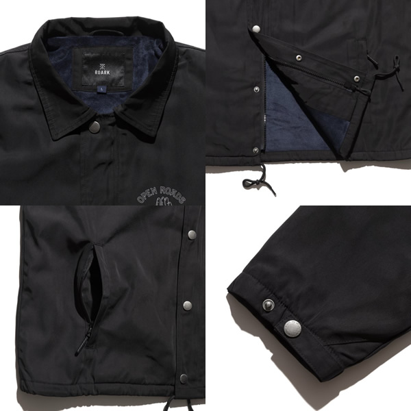 ROARK,ロアーク,コーチジャケット,防寒,マイクロフリース,保温性,アウター