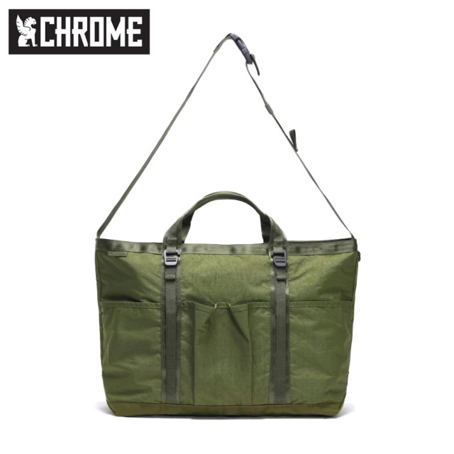 CHROME,クローム,クロム,トートバッグ,大型,モスカラー,カーキ,28L