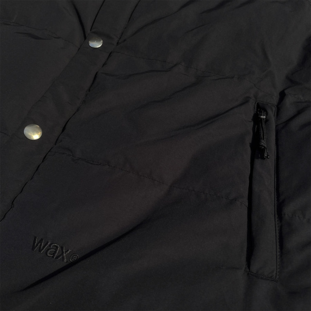 WAX(ワックス) / 中綿ベスト / URBAN VEST II - BLACK / WX-0466