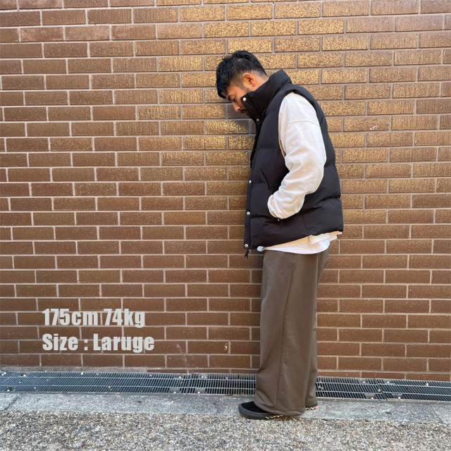 WAX(ワックス) / 中綿ベスト / URBAN VEST II - BLACK / WX-0466