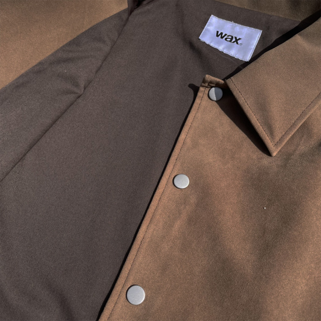 WAX(ワックス) / コーチジャケット / FAKE SUEDE COACH JACKET - BROWN