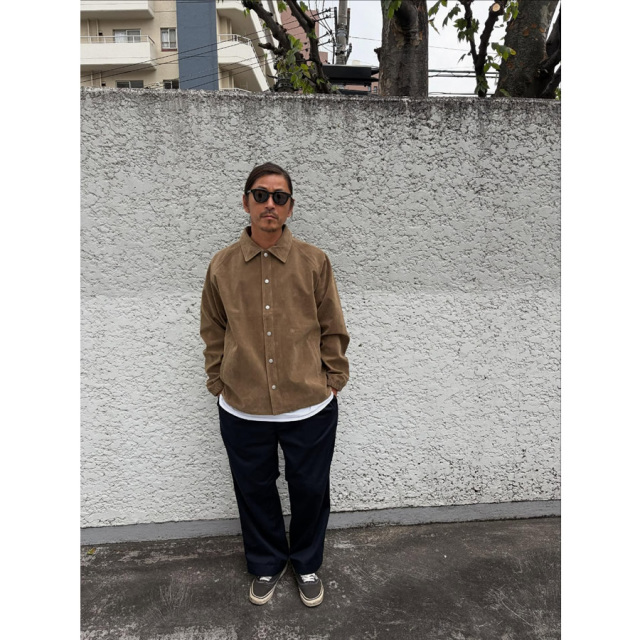 THM,THEHARDMAN,ザハードマン,WAX,ワックス,コーチジャケット,スエード,アウター,正規取り扱い,大阪,亀