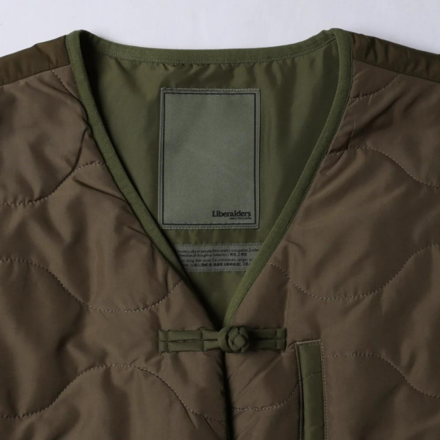 Liberaiders キルティングジャケットベスト　コットン　カーキ　XL 783012403_1.jpg