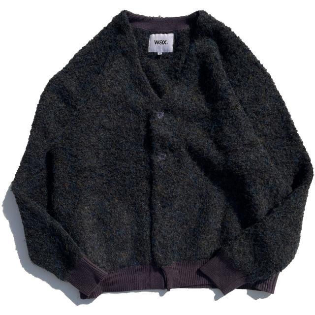 THM,THEHARDMAN,ザハードマン,WAX,ワックス,プードルニットカーディガン,正規取り扱い,大阪,亀