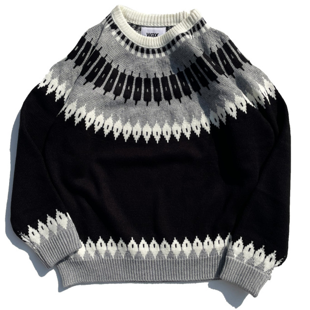 WAX,ワックス,THM,ノルディックセーター,新作,正規取り扱い,通販,店舗,大阪,亀