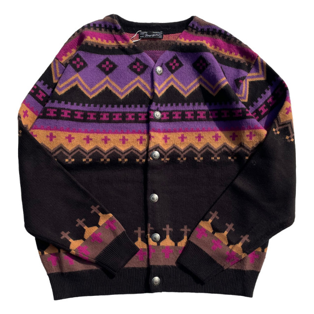 NASNGWAM,ナスングワム,長袖ニット,ニット,セーター,カーディガン,ノルディック,ネイティブ