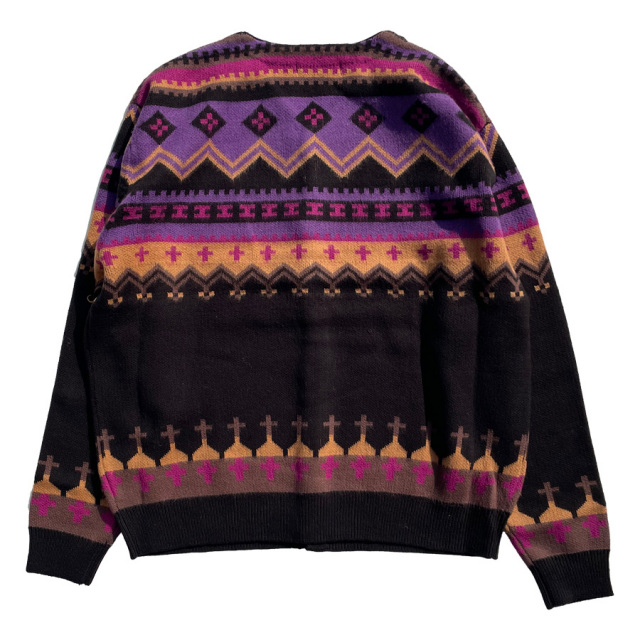 NASNGWAM,ナスングワム,長袖ニット,ニット,セーター,カーディガン,ノルディック,ネイティブ