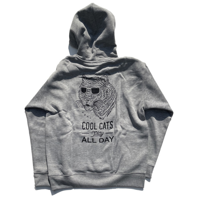 36 CHAMBERS OF DEATH パーカー グレー PLAY DESIGN プレイデザイン / P01 スウェット プルオーバー パーカー