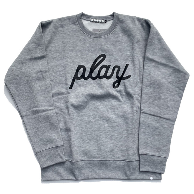 PLAYDESIGN,プレイデザイン,P01,プレイ,PLAY,スウェット,クルーネック,パーカー,トレーナー,裏起毛,スケート,スノボー