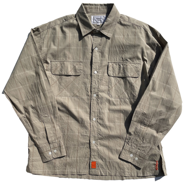 TonyTaizsun.トニータイズサン,チェックシャツ,ワイドシルエット,サーフィン,サーフ,新作