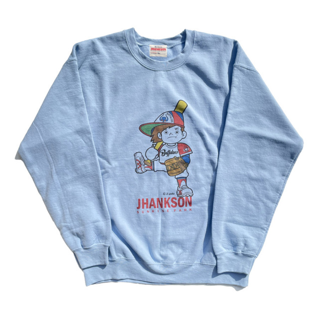 JHANKSON,ジャンクソン,スウェットクルーネック,トレーナー,BUFFAKUN,バッファ君,近鉄バファローズ