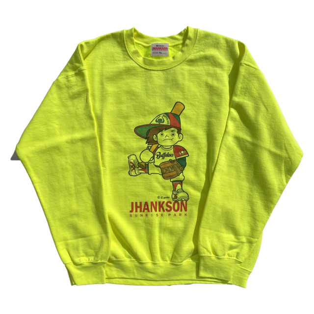JHANKSON,ジャンクソン,スウェットクルーネック,トレーナー,BUFFAKUN,バッファ君,近鉄バファローズ