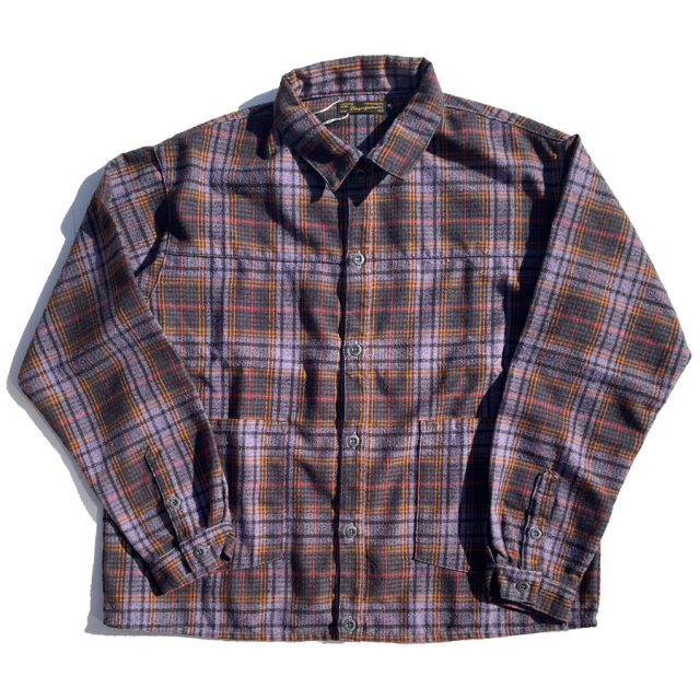 NASNGWAM,ナスングワム,チェックシャツジャケット,長袖,日本製,メンズ