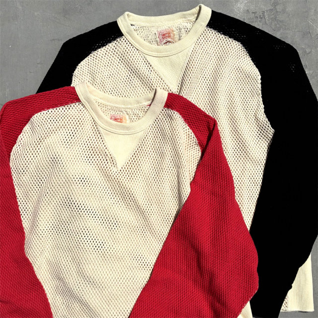 IMPRESTORE (インプレストア) / 長袖 メッシュ ロンT / Mesh Feedom