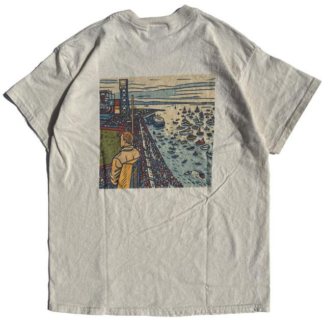 JHANKSON（ジャンクソン） / 半袖Tシャツ / BALL PARK TEE - NATURAL