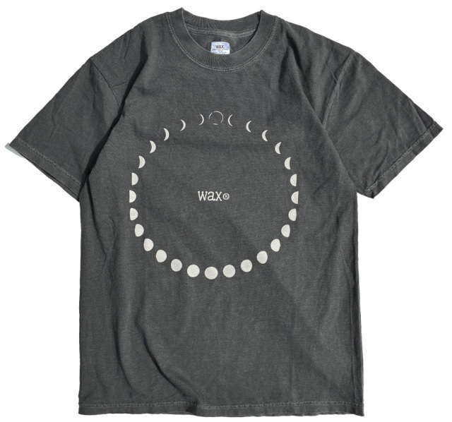 WAX,ワックス,THM,半袖Tシャツ,ロゴ,シンプル,無地