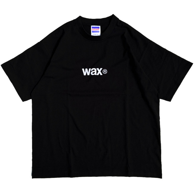 WAX(ワックス) / 半袖Tシャツ / wax stitch tee for GOAT - BLACK / WX