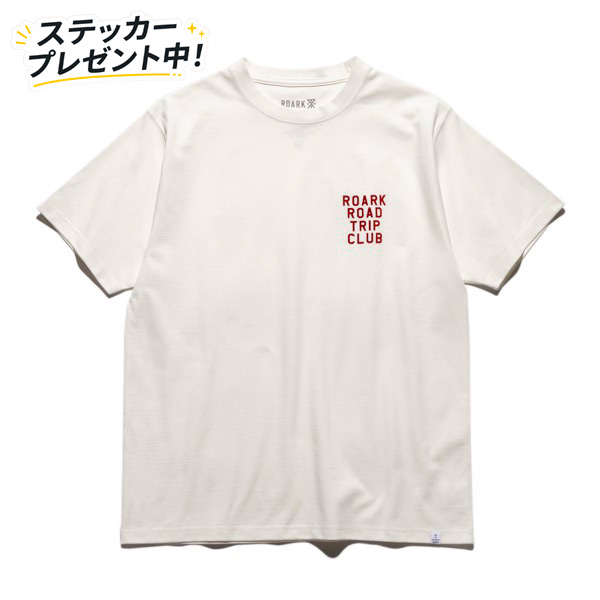 ROARK,ロアーク,Tシャツ,半袖,ドライ,RTJF1220WHT,大阪,取扱,店舗