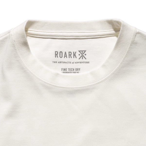 ROARK,ロアーク,Tシャツ,半袖,ドライ,RTJF1220WHT,大阪,取扱,店舗